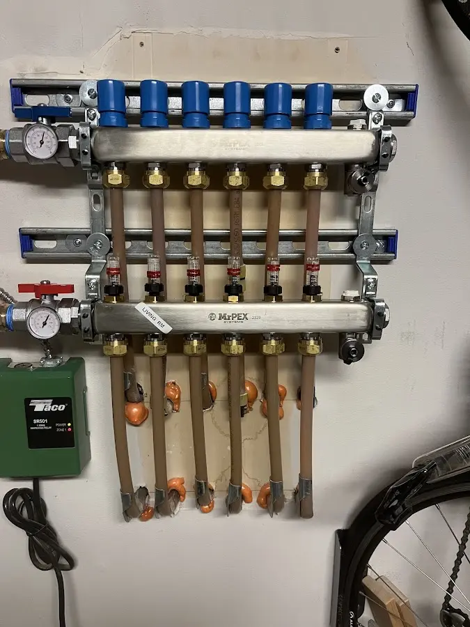 Plumber performing Leak Detection at a residential property in East Whiteland